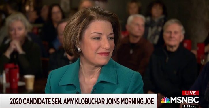 Amy Klobuchar questions patriotism, decency of Trump supporters