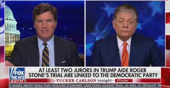 Judge Napolitano: If Stone juror lied, she could face jail time, and Stone should get a new trial