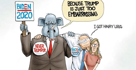 Cartoon of the Day: Creepy guy for president by A. F. Branco