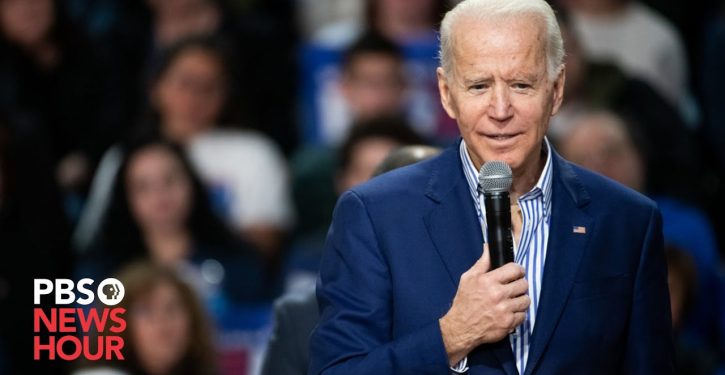 Now that nomination is virtually Biden’s to lose … he tracks far left