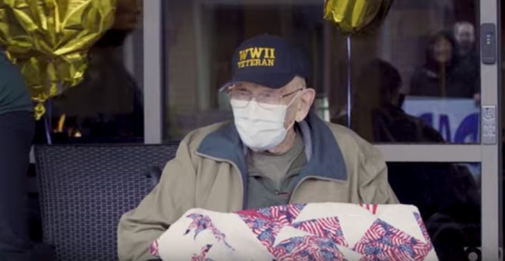 A WWII vet celebrates 104th birthday as oldest survivor of coronavirus