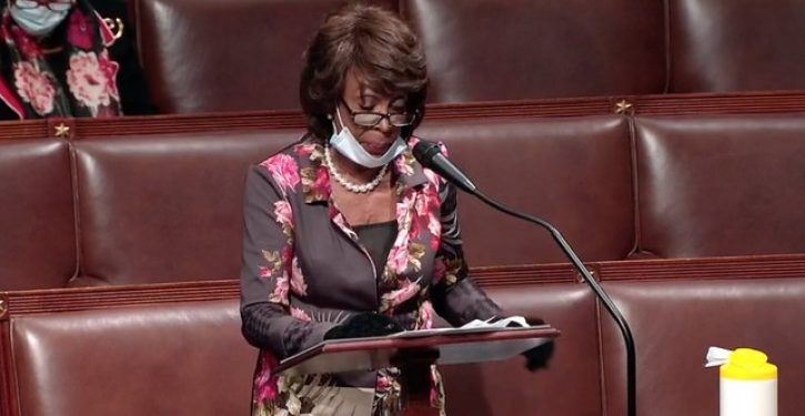 Maxine Waters claims Trump wants economy open so he can hold ‘white power pep rallies’