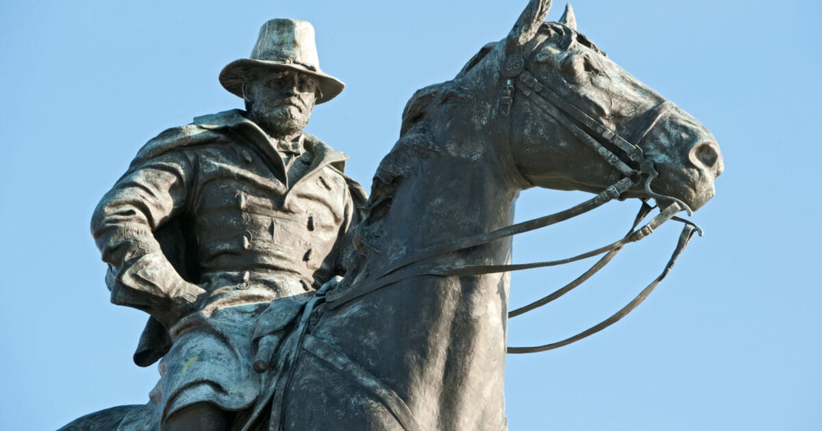 BLM protesters tear down statue of Ulysses Grant Liberty Unyielding