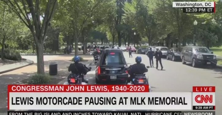 Deranged: CNN makes John Lewis’s D.C. memorial all about hating Trump
