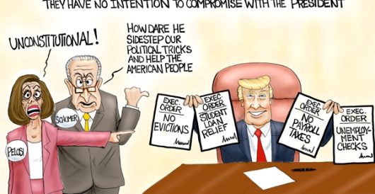Cartoon of the Day: COVID relief by A. F. Branco
