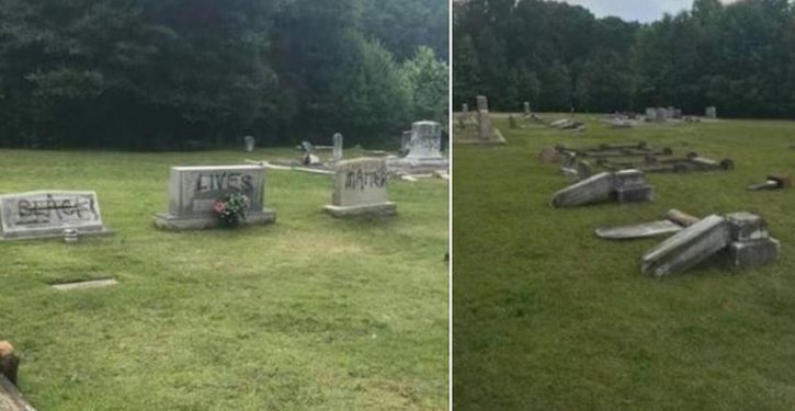 ‘Black Lives Matter’ spray-painted on tombstones, stones toppled, at S.C. cemetery