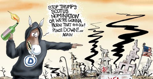 Cartoon of the Day: A peaceful threat by A. F. Branco