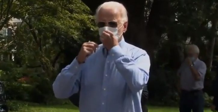 Do as he says, not as he does: Biden again violates own mask mandate