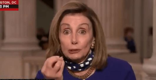 How many violations of face mask protocol can you count in this video of Nancy Pelosi? by Howard Portnoy