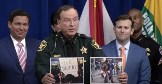 Florida sheriff lays down the law; clarifies difference between ‘protest’ and ‘riot’ by J.E. Dyer