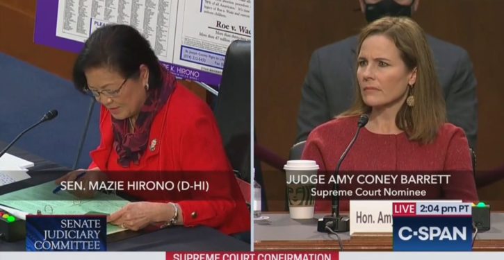 Sen. Maize Hirono to Judge Barrett: Have you ever raped anyone?