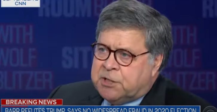 Et tu, Barr? Here’s what Bill Barr DIDN’T say