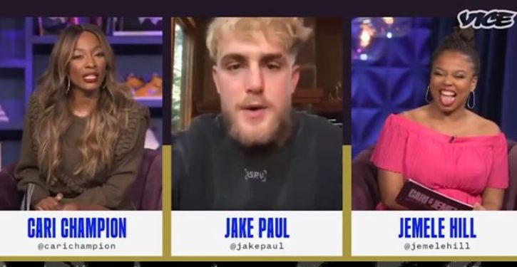 VIDEO: White celeb asked if knocking out black celeb in exhibition boxing match was racist
