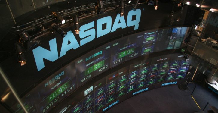 Idiots: NASDAQ proposes illegal racial quotas for corporate boards; ACLU applauds NASDAQ_stock_market_display-98fb86e5dbba4295810cec107ed70123-725x375