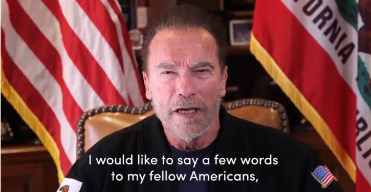 Arnold Schwarzenegger likens Capitol riot to Nazi’s Kristallnacht