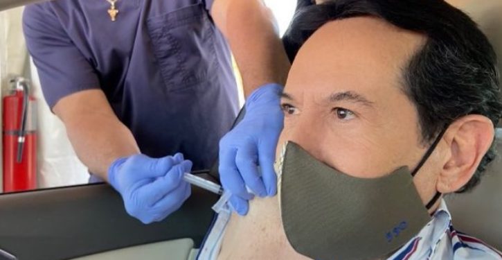 Mexican TV host gets vaccination in Florida ahead of U.S. citizens