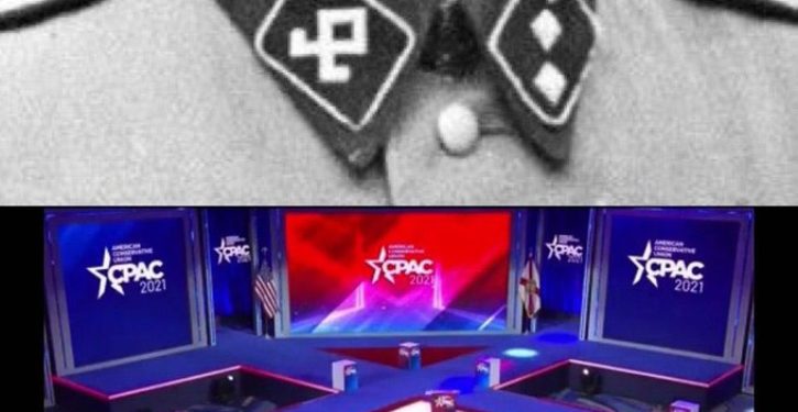 Leftists cook up crazed fever dream to see Nazi symbolism at CPAC