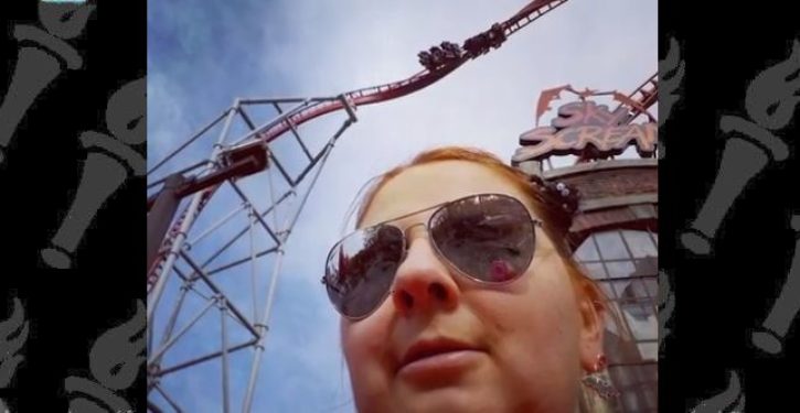 Woman says she found true love, had children … with rollercoaster