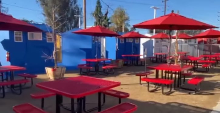 Los Angeles debuts first tiny homes community to house homeless