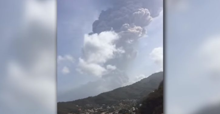Caribbean island of St. Vincent sees major volcanic eruption; last similar one in 1979