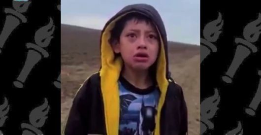 Heartbreaking video of sobbing migrant child seeking help from Border Patrol by LU Staff