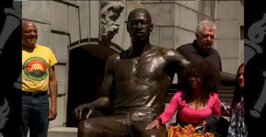Happy Juneteenth! Statues of George Floyd are unveiled by Ben Bowles