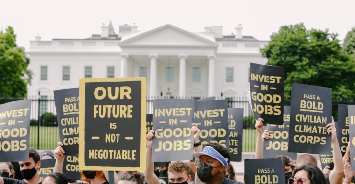 ‘Peaceful protest’ or insurrection? Climate activists block all entrances to White House