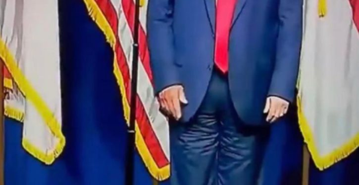 MSM fact check: Trump did NOT wear pants backwards in N.C. speech