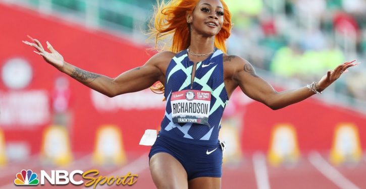 American sprinter barred from Olympics after testing positive to marijuana