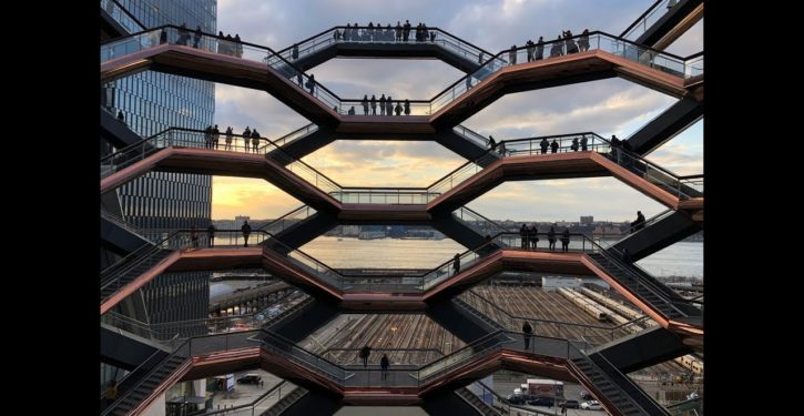 Teenager jumps to his death from the multi-story art installation in NYC