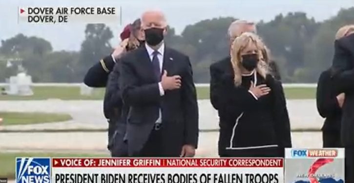 Seriously: Did Biden check his watch at ceremony for fallen troops?!