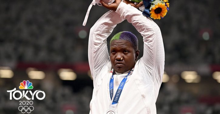 U.S. shot-putter who considers herself oppressed should walk a mile in fellow Olympian’s shoes