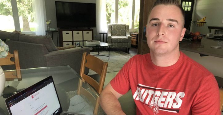 Rutgers bars unvaccinated student from attending classes ‘online’