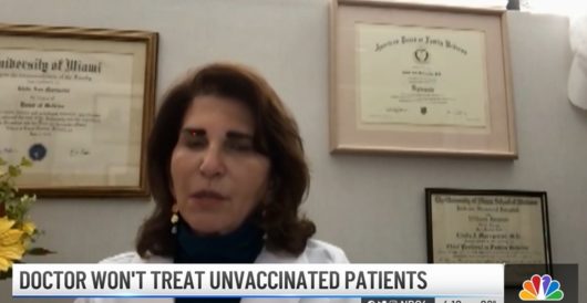 Florida doc refuses to treat unvaccinated: What if she was refusing illegal aliens? by Guest Post