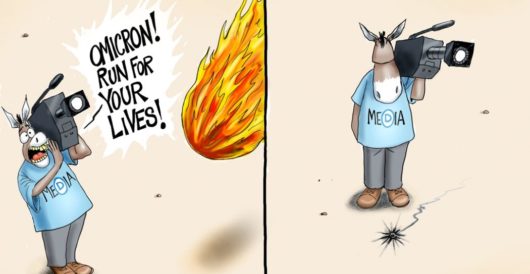 Cartoon of the Day: Don’t Look Down by A. F. Branco
