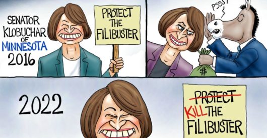 Cartoon of the Day: Flip-Floppin’ Amy by A. F. Branco