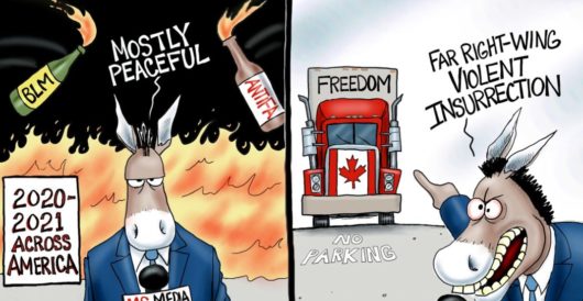 Cartoon of the Day: True North Strong and Free by A. F. Branco