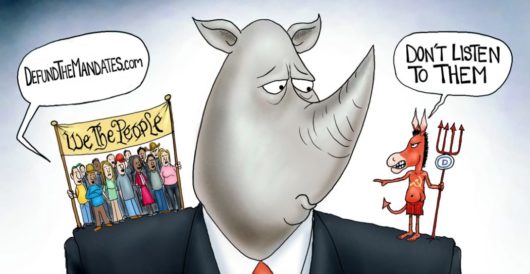 Cartoon of the Day: Devil Makes Me Do It by A. F. Branco