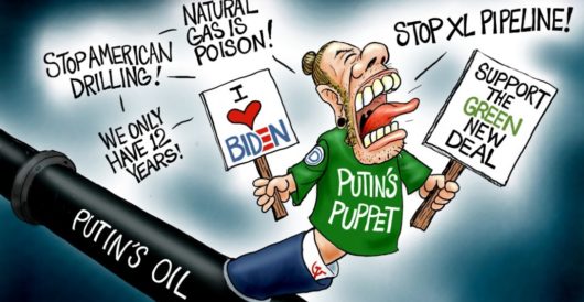 Cartoon of the Day: Green New Sham by A. F. Branco