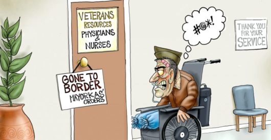 Cartoon of the Day: Veterans Lives Matter by A. F. Branco