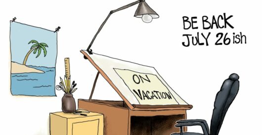 Cartoon of the Day: On Vacation by A. F. Branco