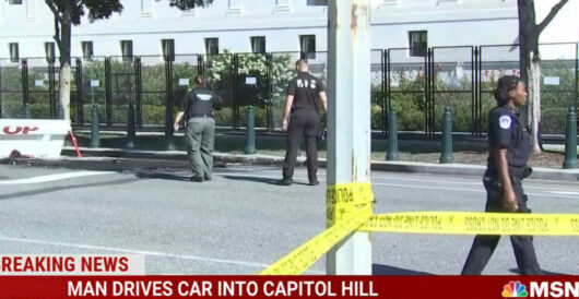 Man Crashes Car, Bursts Into Flames, Then Shoots Himself Near US Capitol Building by Daily Caller News Foundation