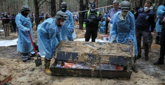 Hundreds Of Bodies Uncovered At Mass Burial Site In Ukraine, Some Show ‘Signs Of Torture’ by Daily Caller News Foundation