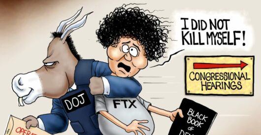 Cartoon of the Day: Fried Bankman by A. F. Branco