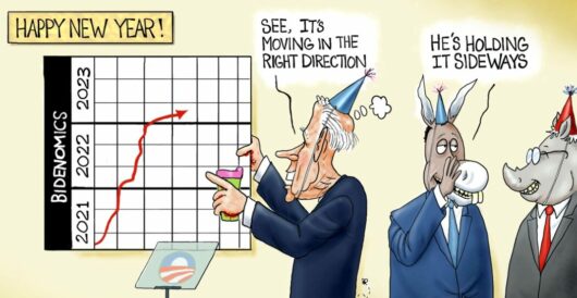 Cartoon of the Day: Down Is Up by A. F. Branco