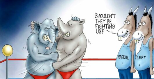 Cartoon of the Day: Right Fighters by A. F. Branco