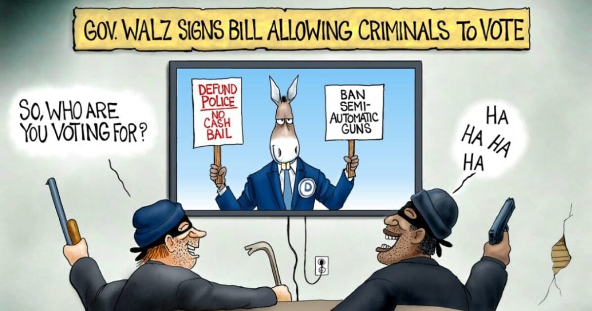 Cartoon of the Day: Crime Pays - Liberty Unyielding