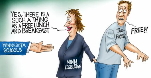 Cartoon of the Day: Free Lunch? by A. F. Branco