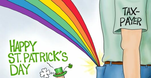 Cartoon of the Day: The Rainbow’s End by A. F. Branco