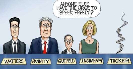 Cartoon of the Day: Shut Up and Talk by A. F. Branco